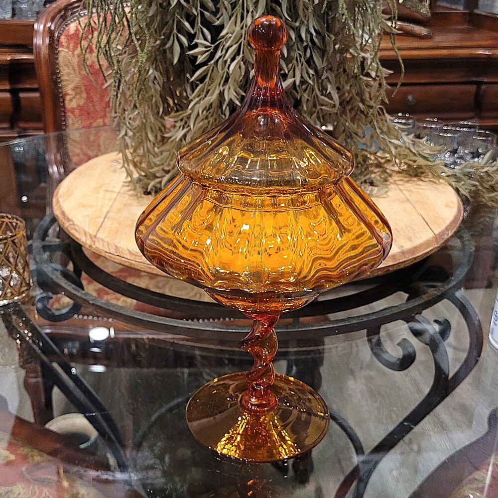 Vintage Empoli Italian Glass Apothecary